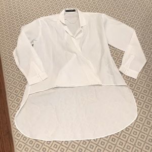 Daytime into night white blouse